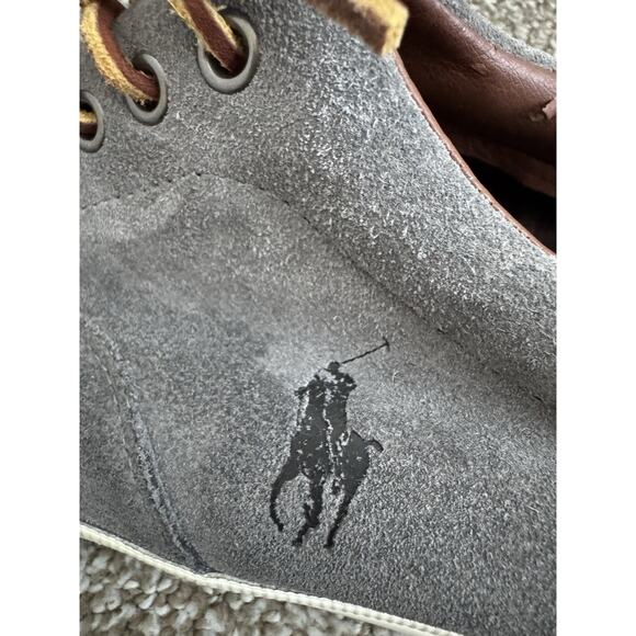 Polo Ralph Lauren Vaughn Deck Shoes Mens Sz 12D Gray - Picture 3 of 16